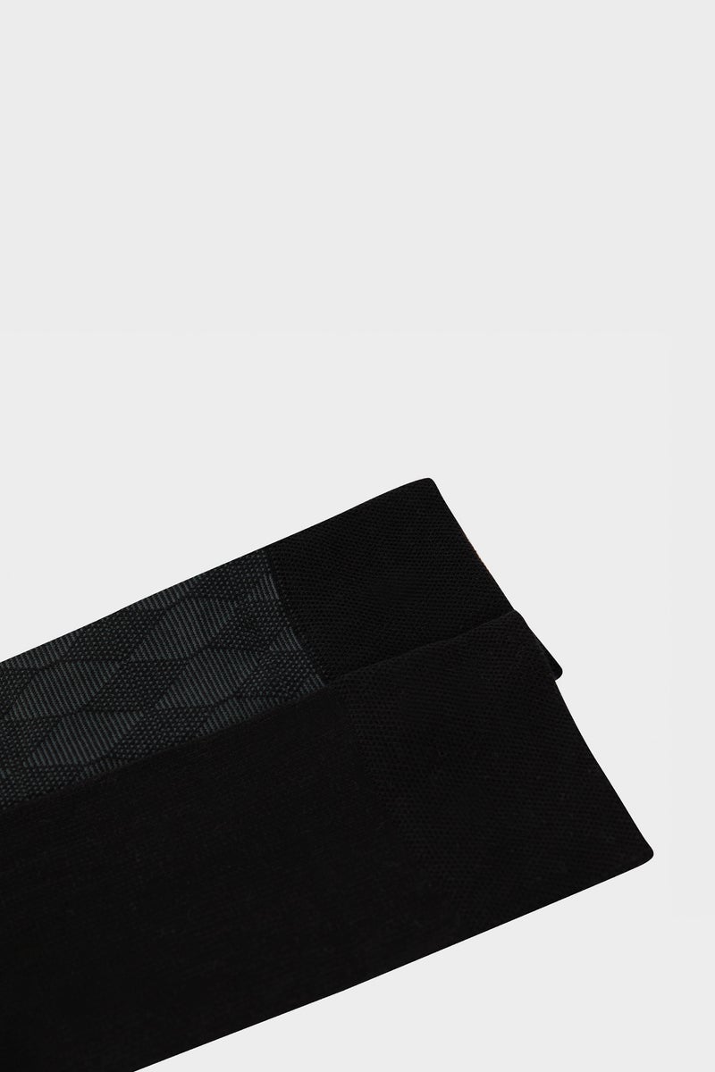 DeFacto Black Man Man Seamless 2 Piece Mercerized Cotton Long Socks Casual - Image 4